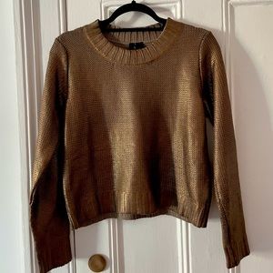 H&M | Gold Knit Sweater